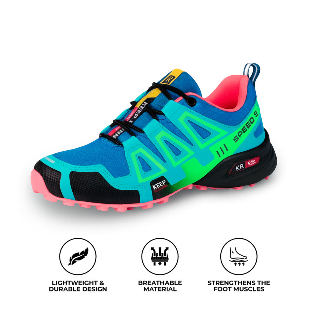 Unisex lightweight walking shoes with podiatry support, shock-absorbing cushioning, and all-day comfort design
