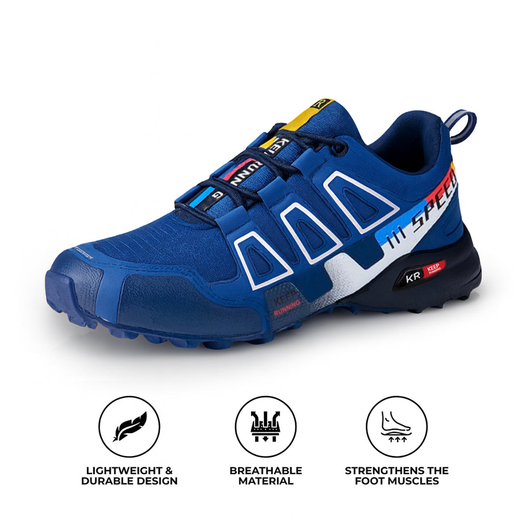 Unisex lightweight walking shoes with podiatry support, shock-absorbing cushioning, and all-day comfort design