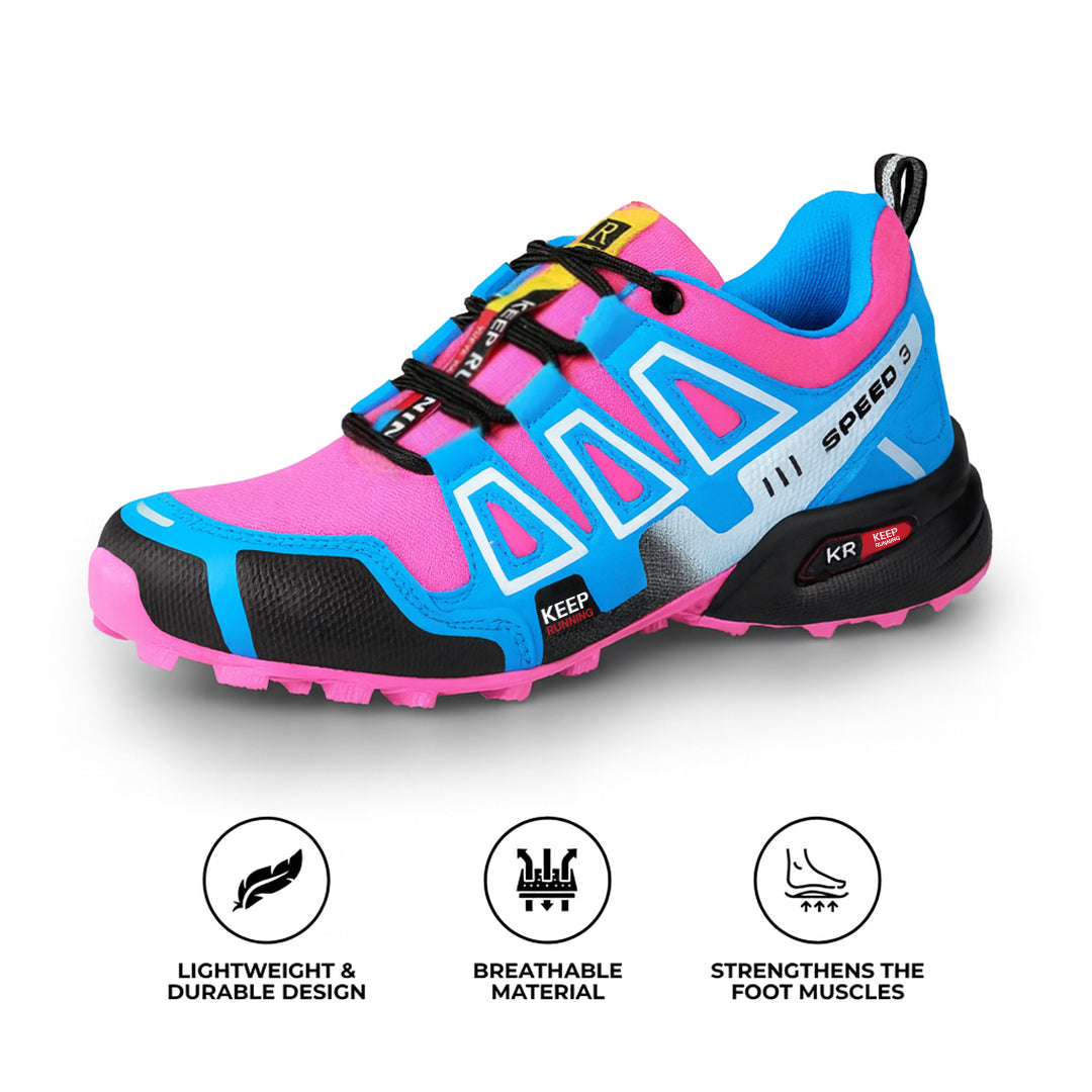 Unisex lightweight walking shoes with podiatry support, shock-absorbing cushioning, and all-day comfort design