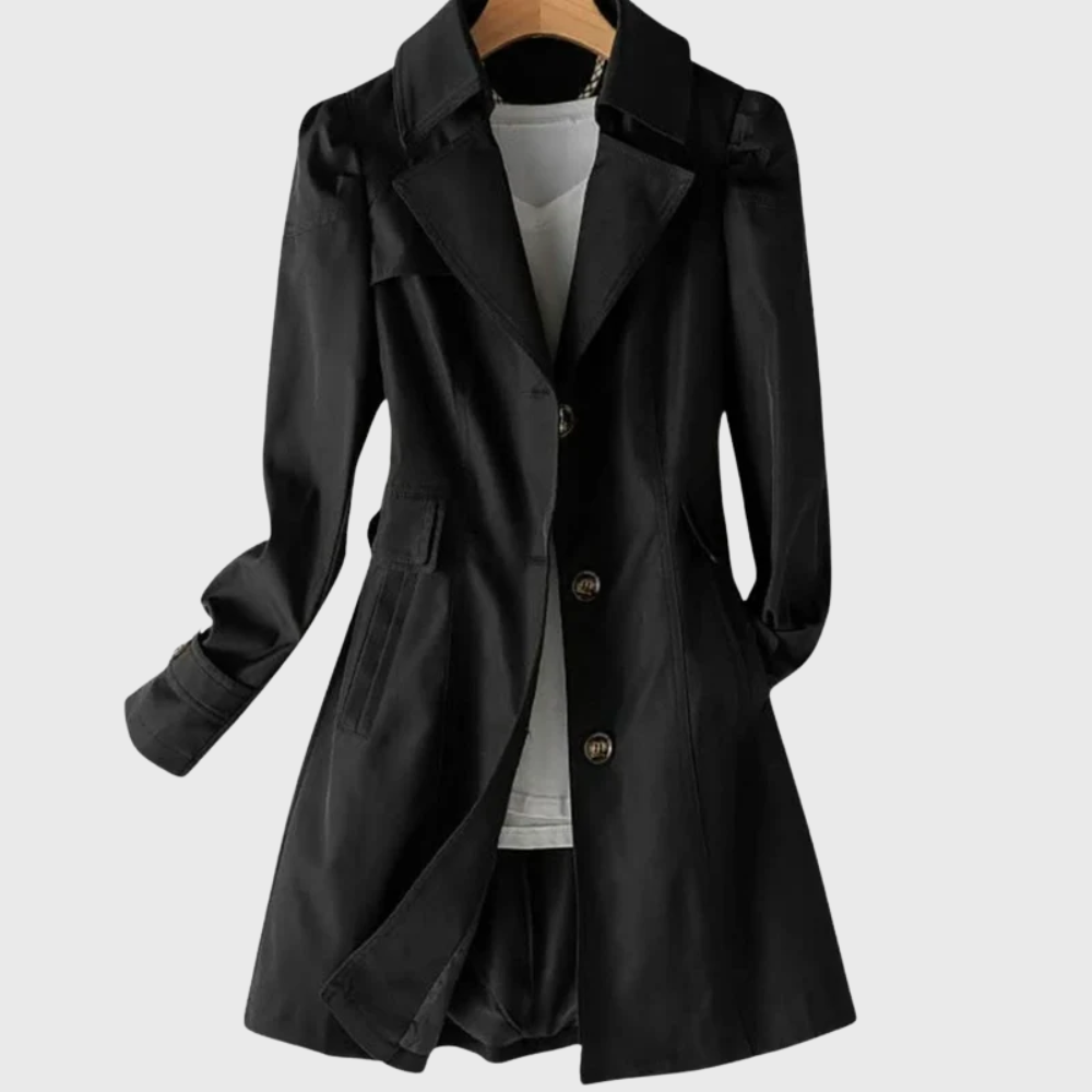 Merivel everyday raincoat lightweight water-resistant relaxed tailored silhouette all-weather protection