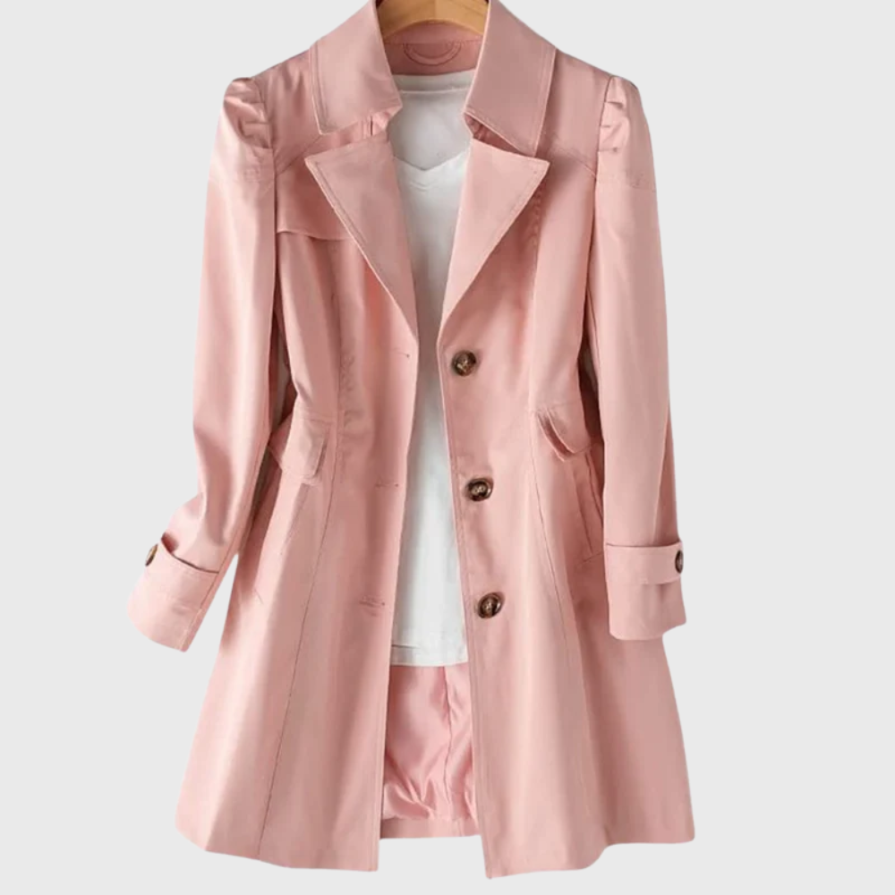 Merivel everyday raincoat lightweight water-resistant relaxed fit streamlined silhouette all-weather style