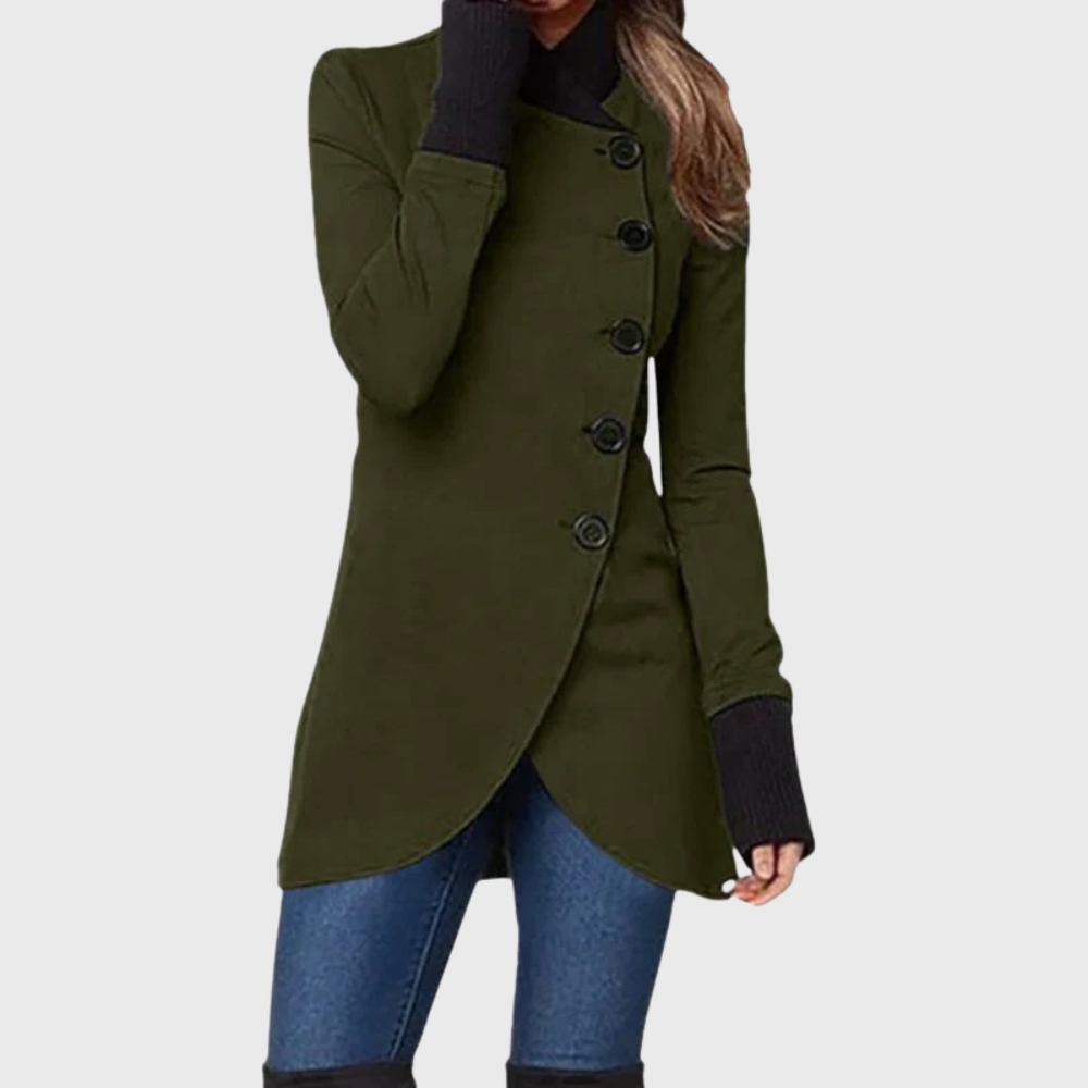 Lyza™ warm winter coat in classic cut with soft insulated fabric and flattering streamlined silhouette