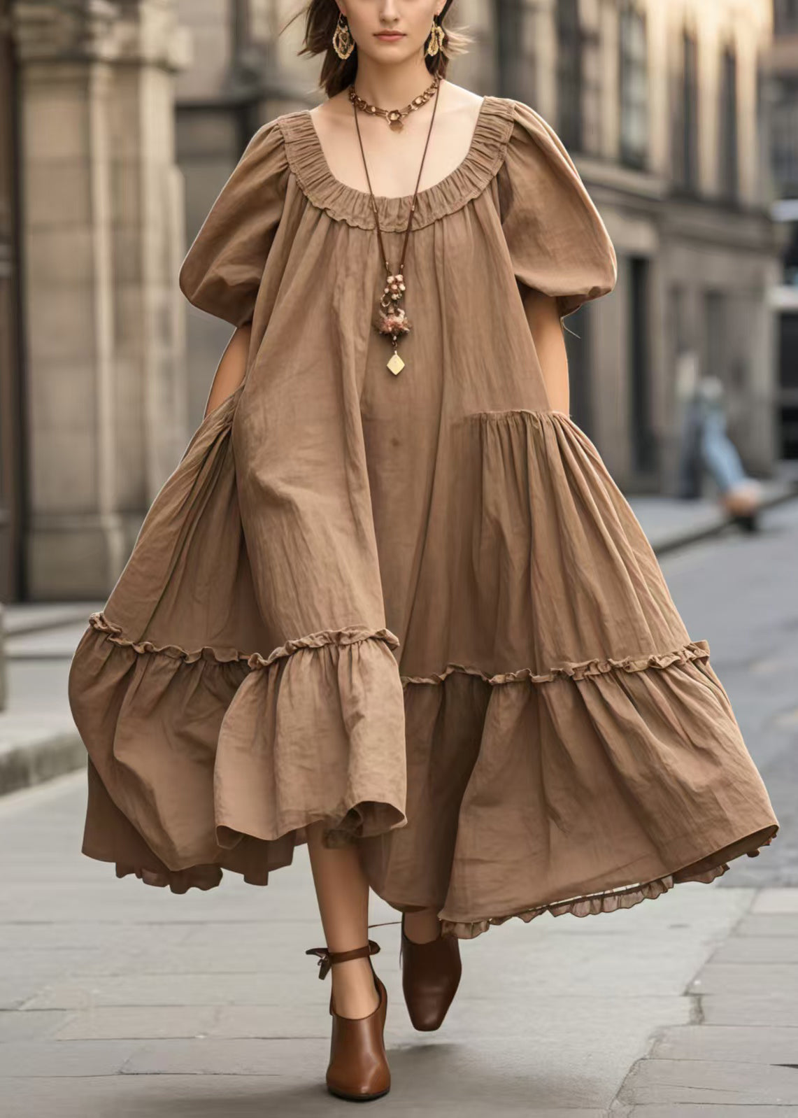 Wavlynn Plus Size Vacation Dress