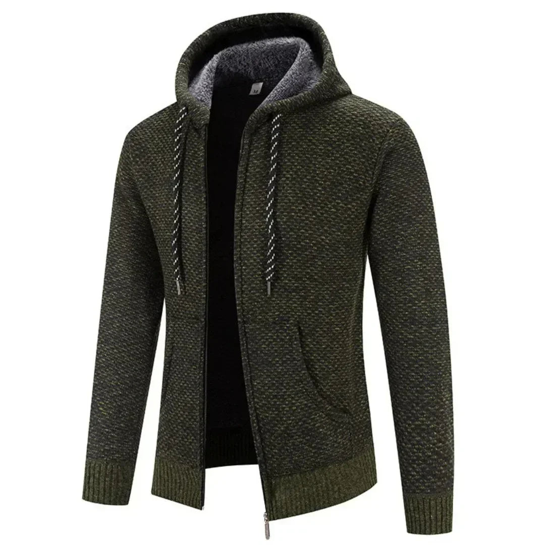 Bellatore slim fit knit vest, neutral tone, refined silhouette with soft lining for modern men