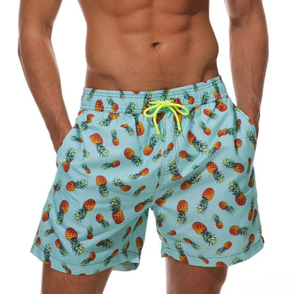 Men's quick-dry boardshorts lightweight flexible fit fast-drying swim trunks for beach and pool