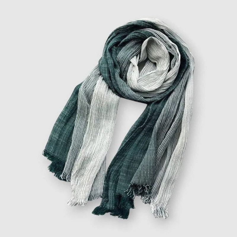 Rivermont striped cotton scarf lightweight versatile accessory in multicolor soft blend