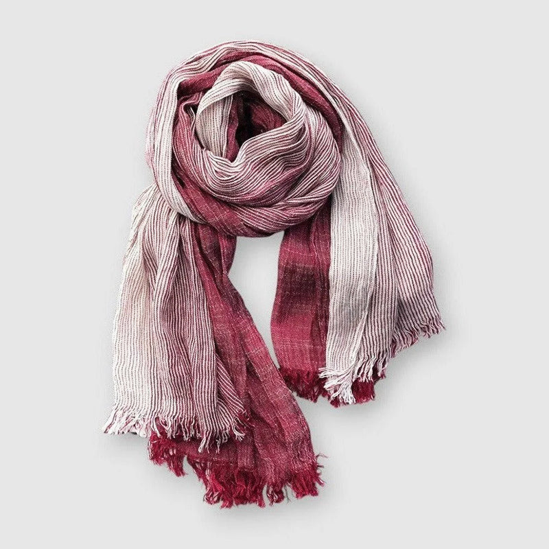 Rivermont striped cotton scarf lightweight versatile accessory in multicolor soft blend fabric
