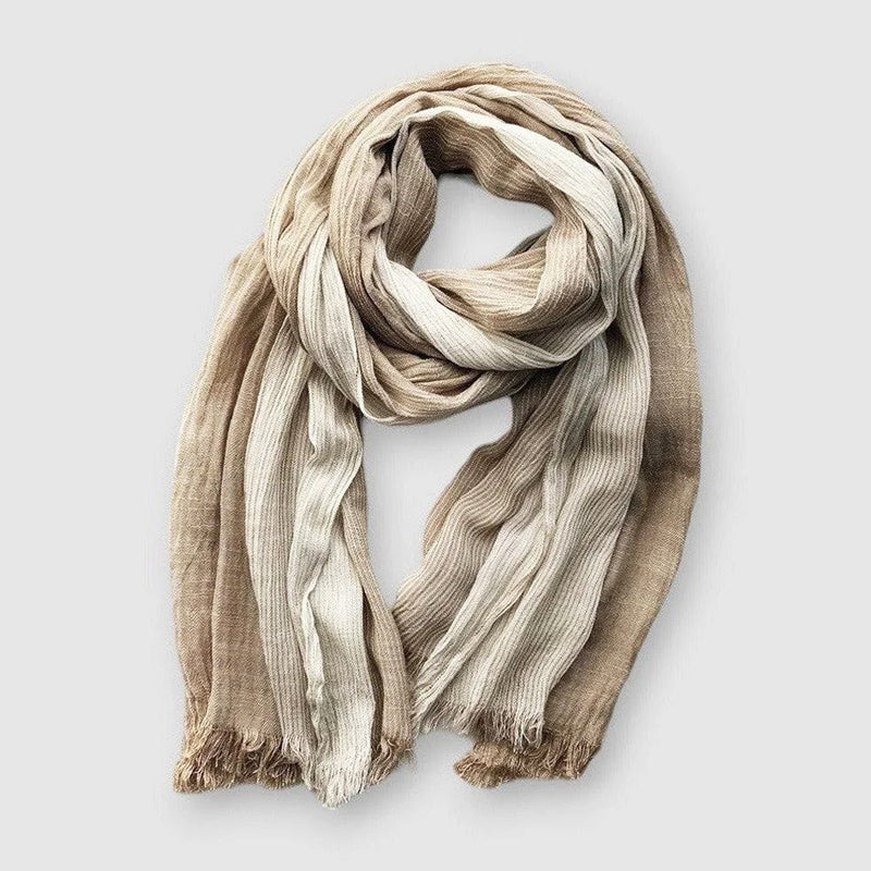 Rivermont striped cotton scarf lightweight versatile accessory in multicolor soft blend