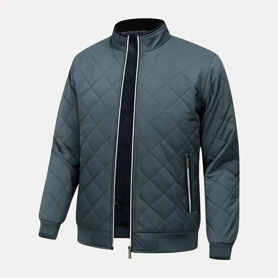 Ronan quilted jacket for men, lightweight casual outerwear perfect for fall and winter warmth