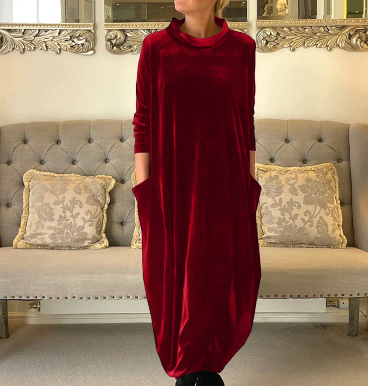 Elegant ivory flowing tunic with soft breathable fabric and flattering silhouette for effortless style