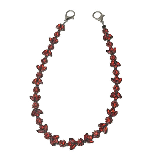 Ruby Red Wallet Chain - Wavlynn