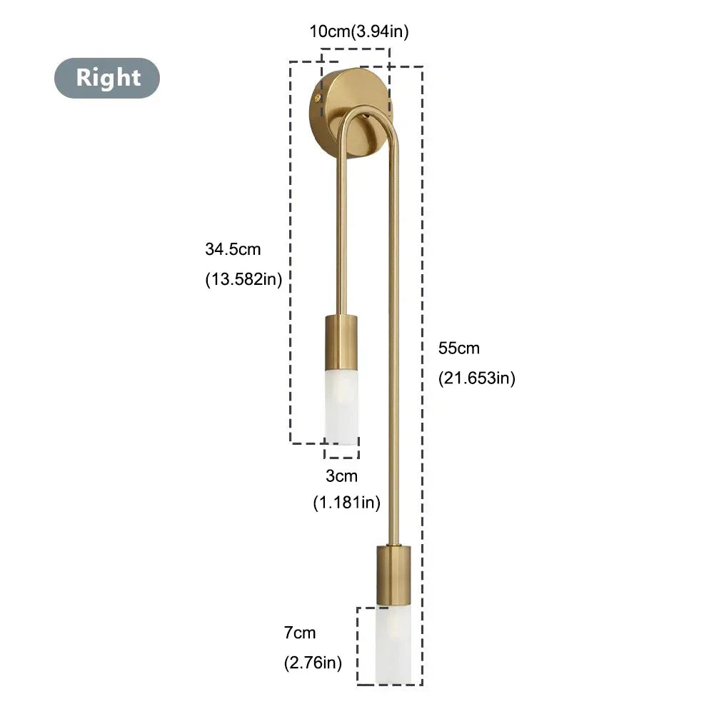 Skena wall sconce minimalist design warm light diffusion durable fixture for bedroom hallway living room