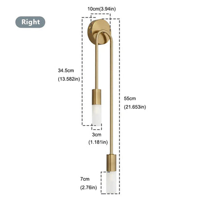 Skena wall sconce minimalist design warm light diffusion durable fixture for bedroom hallway living room