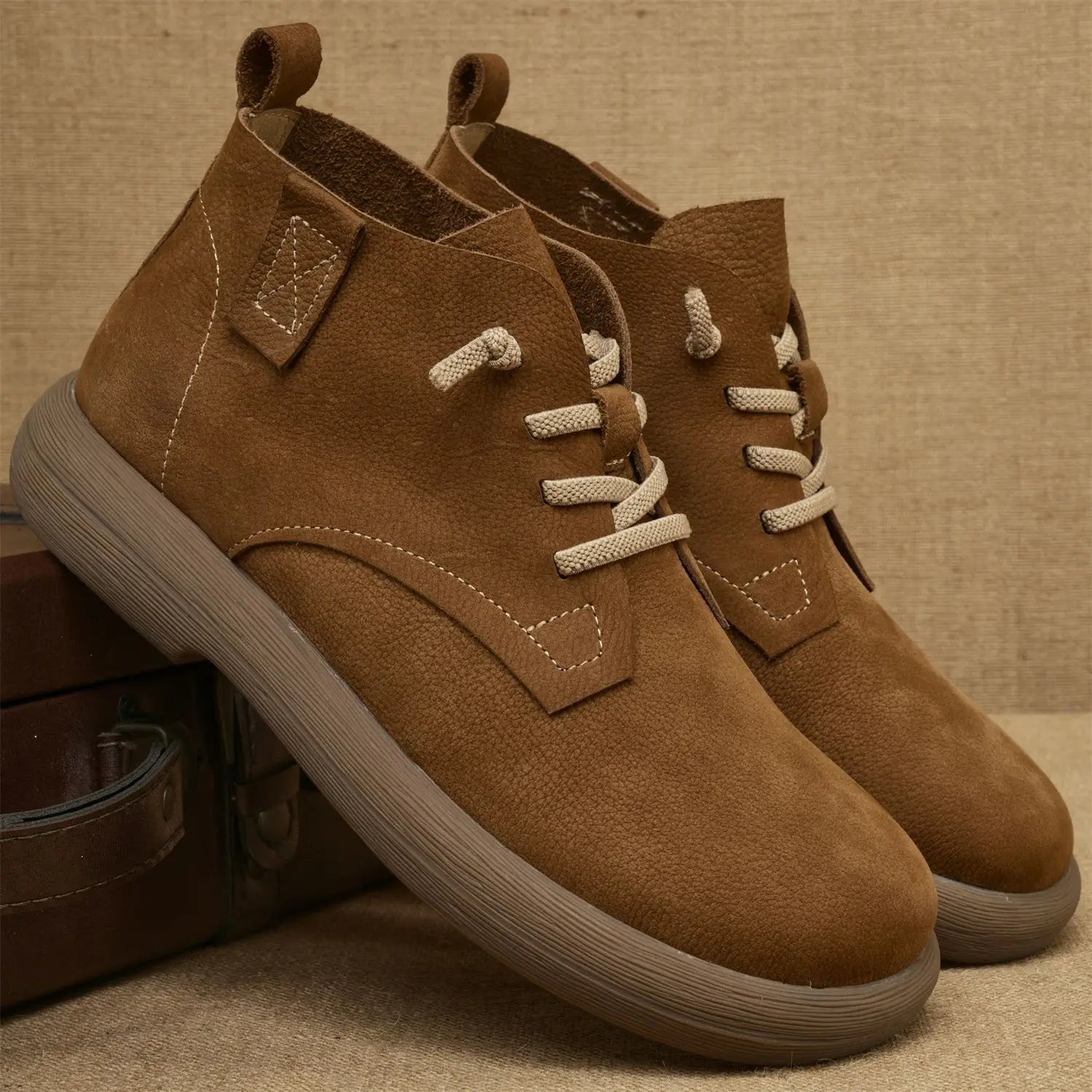 Arthur Wavlynn men's casual lace-up shoes with cushioned insoles for all-day comfort and versatile wear
