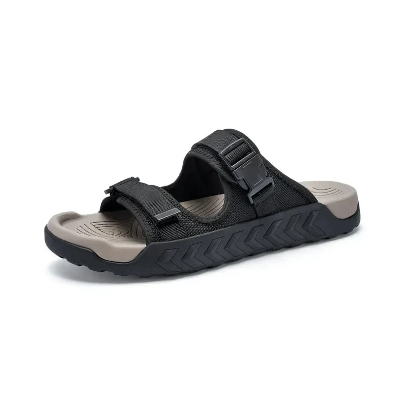 Women's sport slides in wisteria purple, sleek low-profile design with breathable construction for all-day comfort