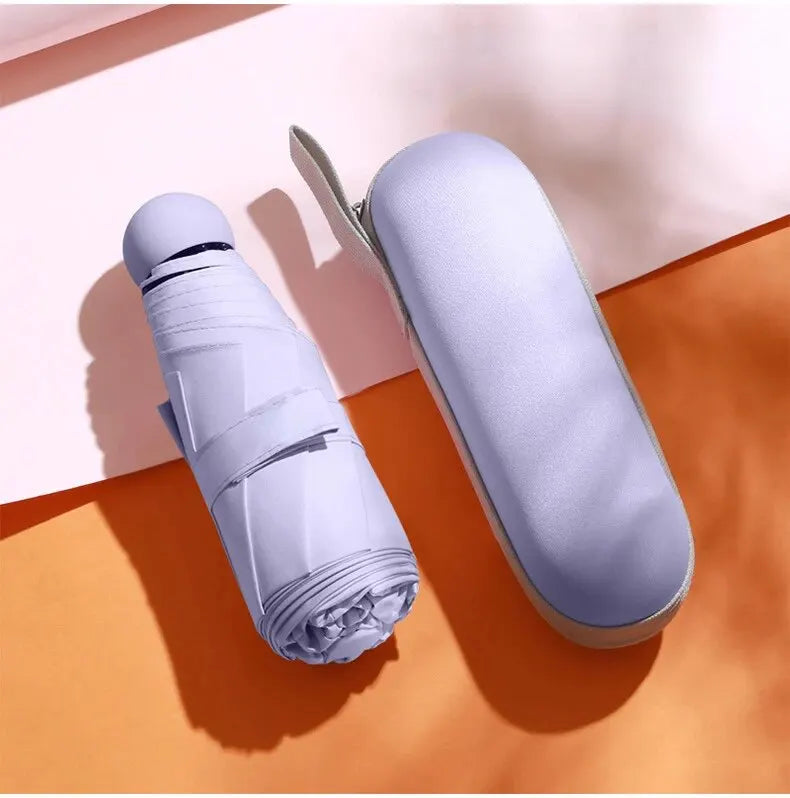 Mini Shade Capsule Umbrella compact portable travel umbrella ultra-lightweight sun rain protection