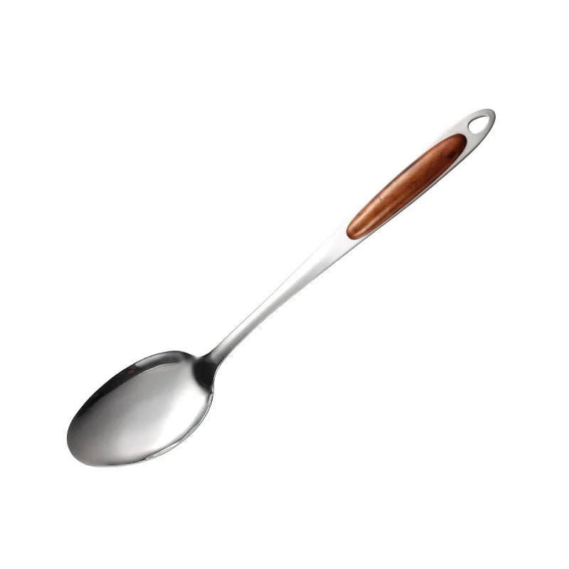 Sylvan stainless steel utensil set mirror-finish ergonomic heat-resistant handles dishwasher safe kitchen tools