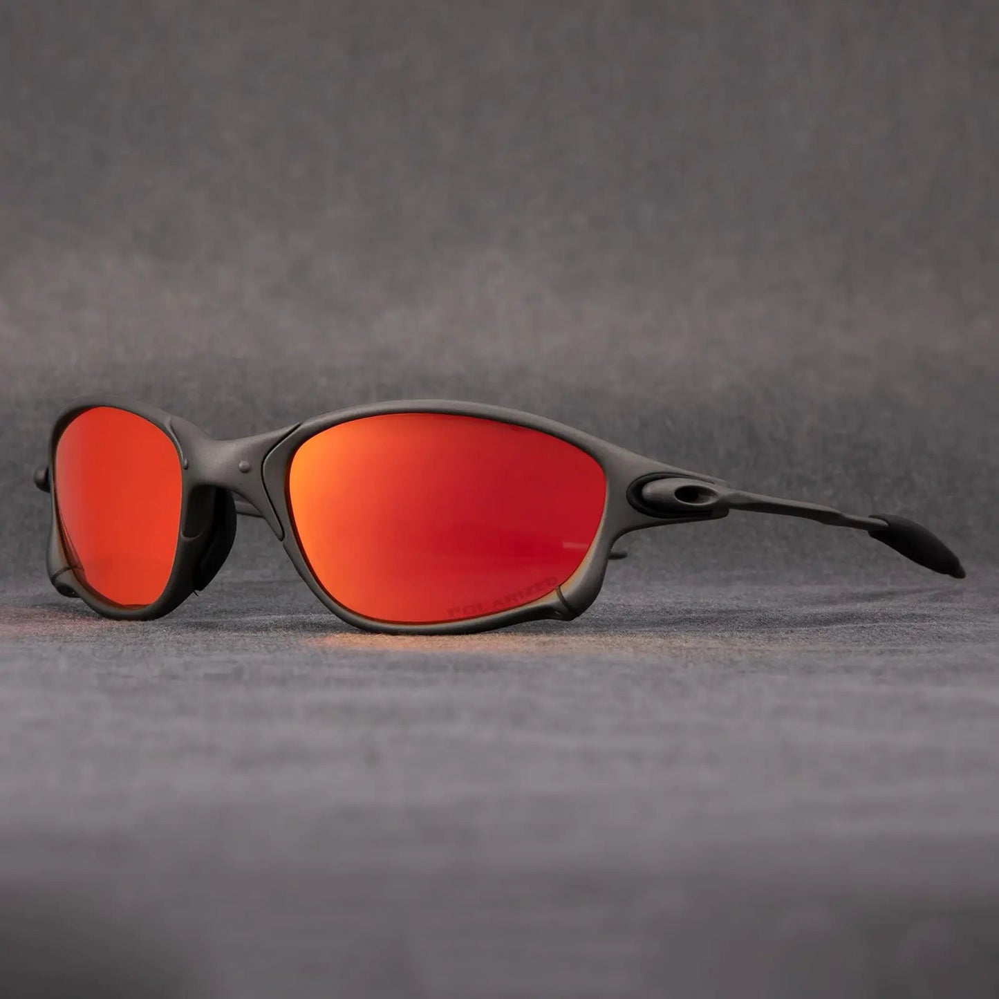 Spectre matte black polarized sunglasses with vibrant lenses, UV400 protection, lightweight durable build