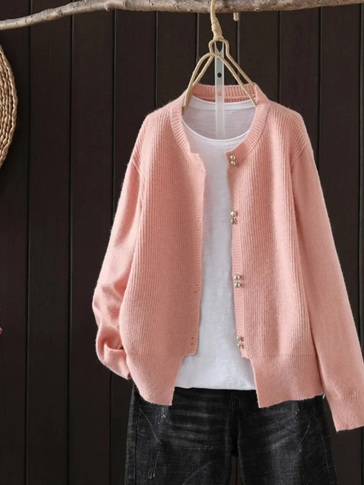 Josephine soft cozy cardigan in classic style with flattering silhouette for effortless everyday layering