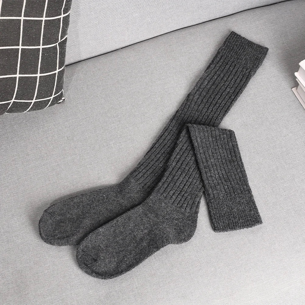 Wavlynn cashmere cotton blend socks 8-pack autumn bundle reinforced heel breathable stretch fit