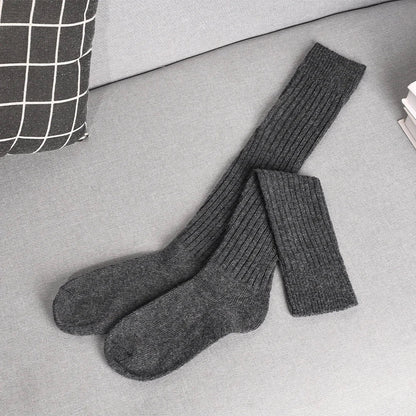 Wavlynn cashmere cotton blend socks 8-pack autumn bundle reinforced heel breathable stretch fit