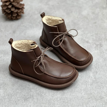 Women's brown vegan leather Timberline boots with cushioned sole and timeless silhouette