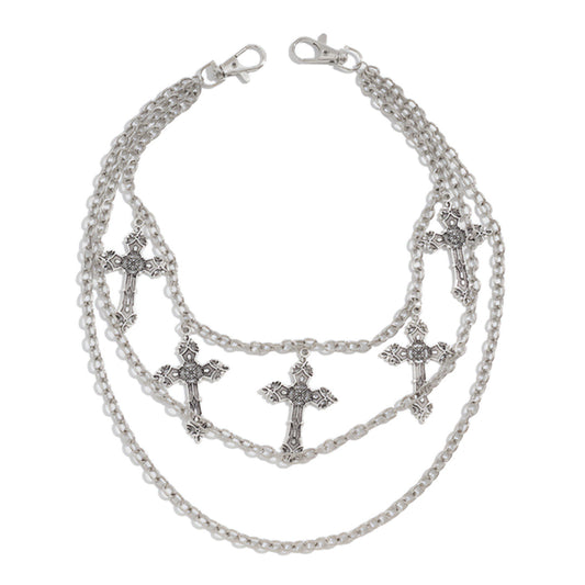 Five Cross Wallet Chain - Wavlynn