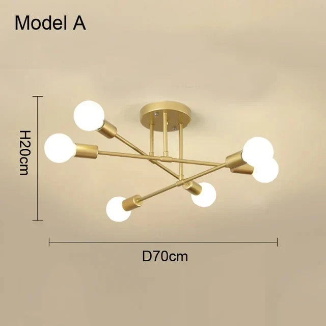 Aurøn Nordic ceiling lamp warm LED modern Scandinavian clean lines minimalist design living room light