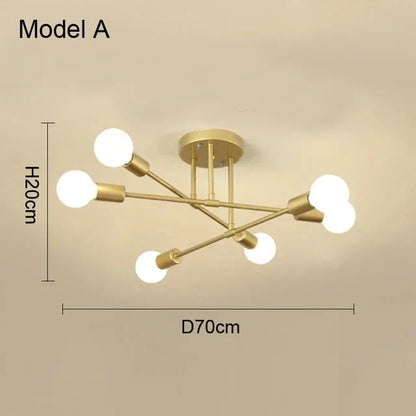 Aurøn Nordic ceiling lamp warm LED modern Scandinavian clean lines minimalist design living room light
