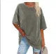 White oversized cotton T-shirt relaxed fit casual summer style breathable fabric women's fashion