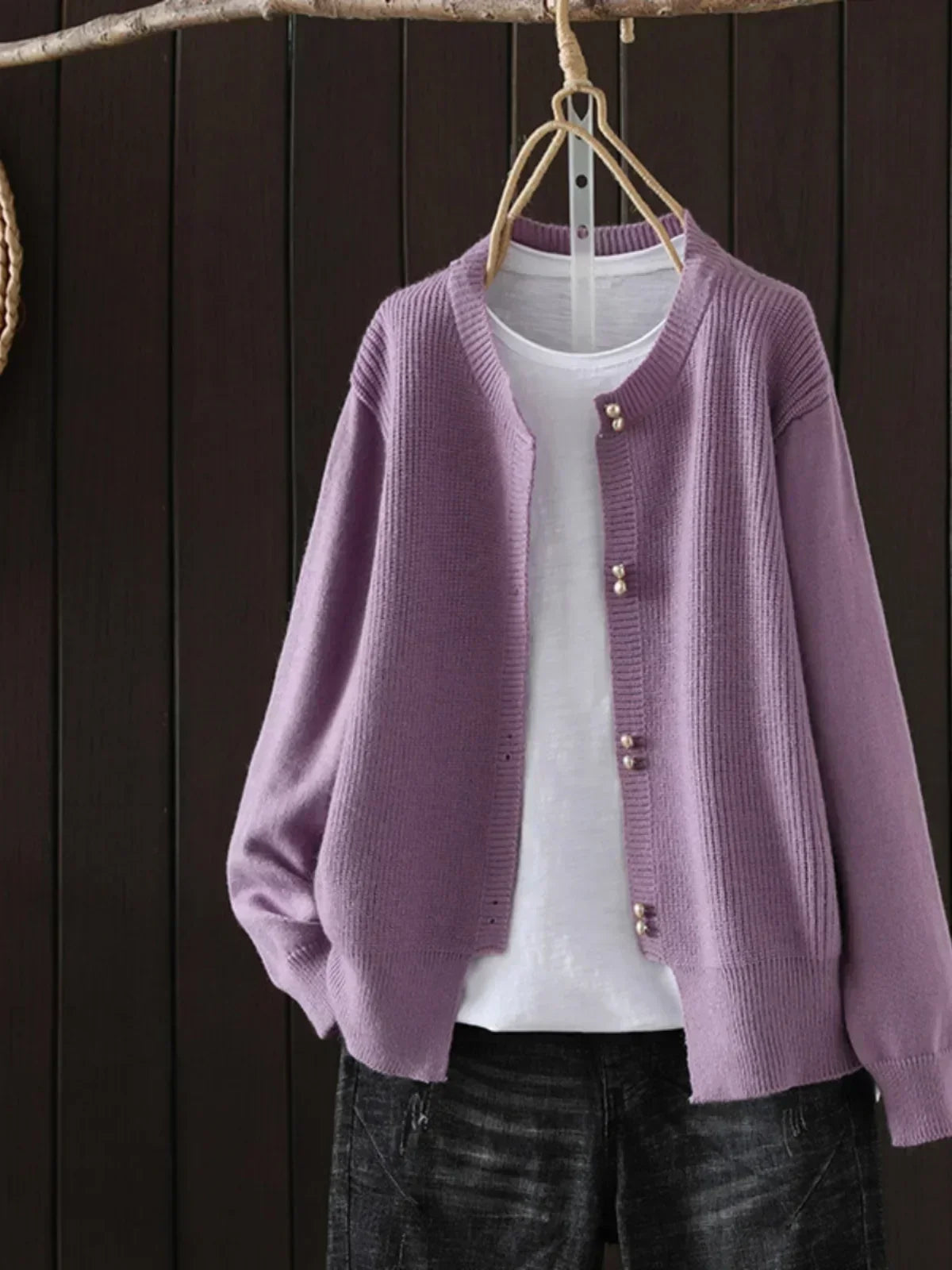 Josephine soft cozy cardigan in classic style with flattering silhouette for effortless everyday layering