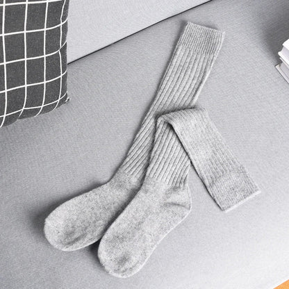 Soft cashmere cotton blend crew socks 8-pack autumn tones reinforced heel breathable stretch fit