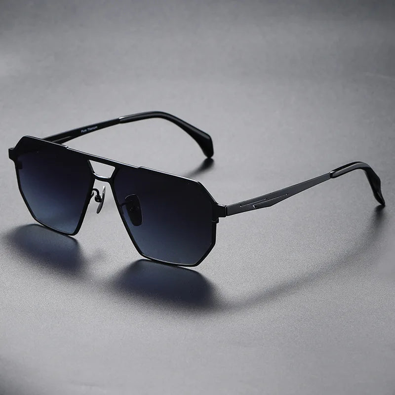 TrendAura Cyber Era titanium sunglasses polarized lenses ultra-lightweight unbreakable futuristic frames