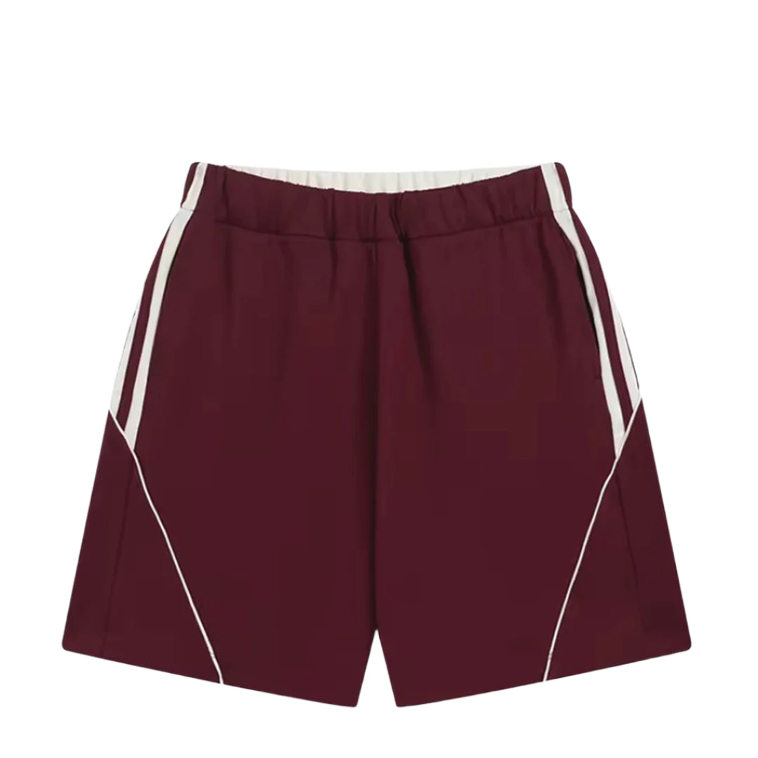 Fixed Point relaxed-fit shorts with contrast panels, elastic waist, and drawstring closure