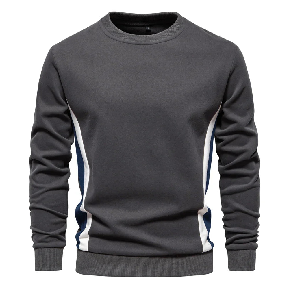 Great Bear men's gray sophisticated sweater ultra-soft breathable fabric relaxed elegant fit