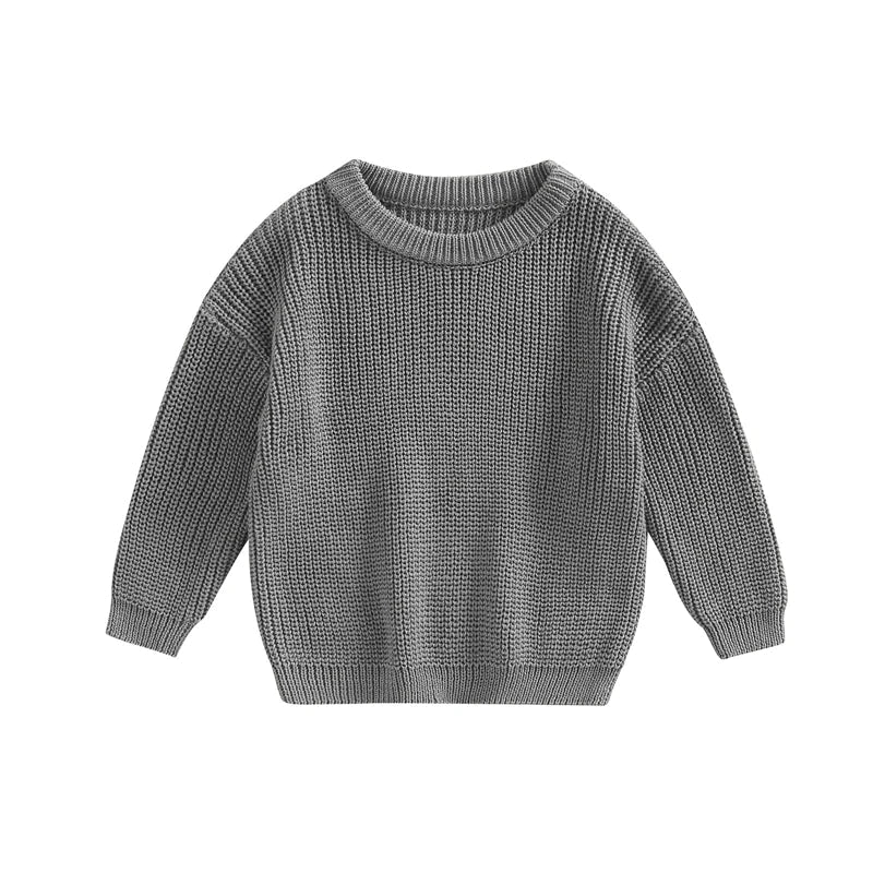 Tiny Threads long sleeve top relaxed oversized fit ribbed cuffs soft cotton blend casual basics