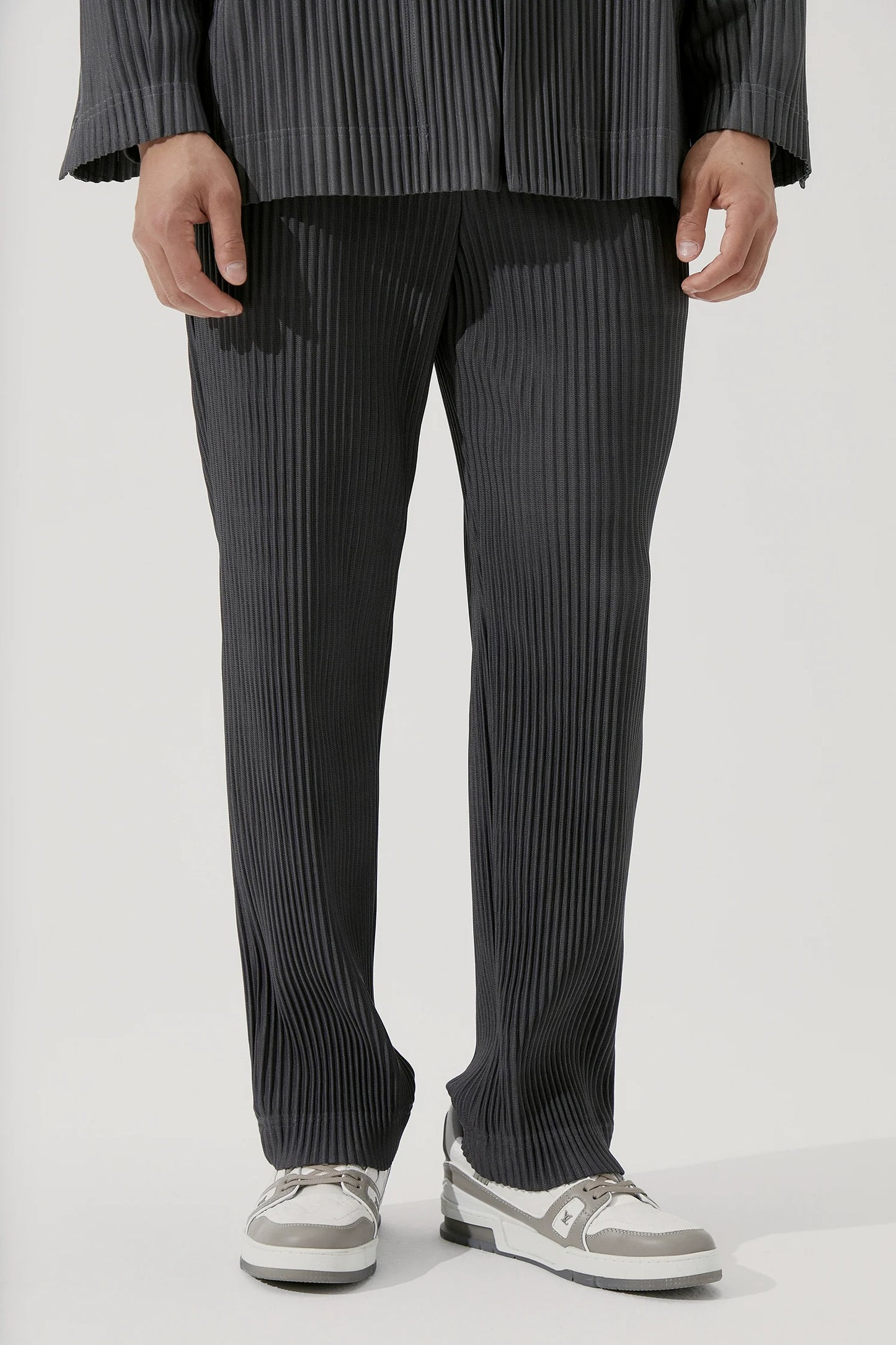 Exodus corduroy lounge pants in relaxed fit with subtle ribbed texture and elastic waist