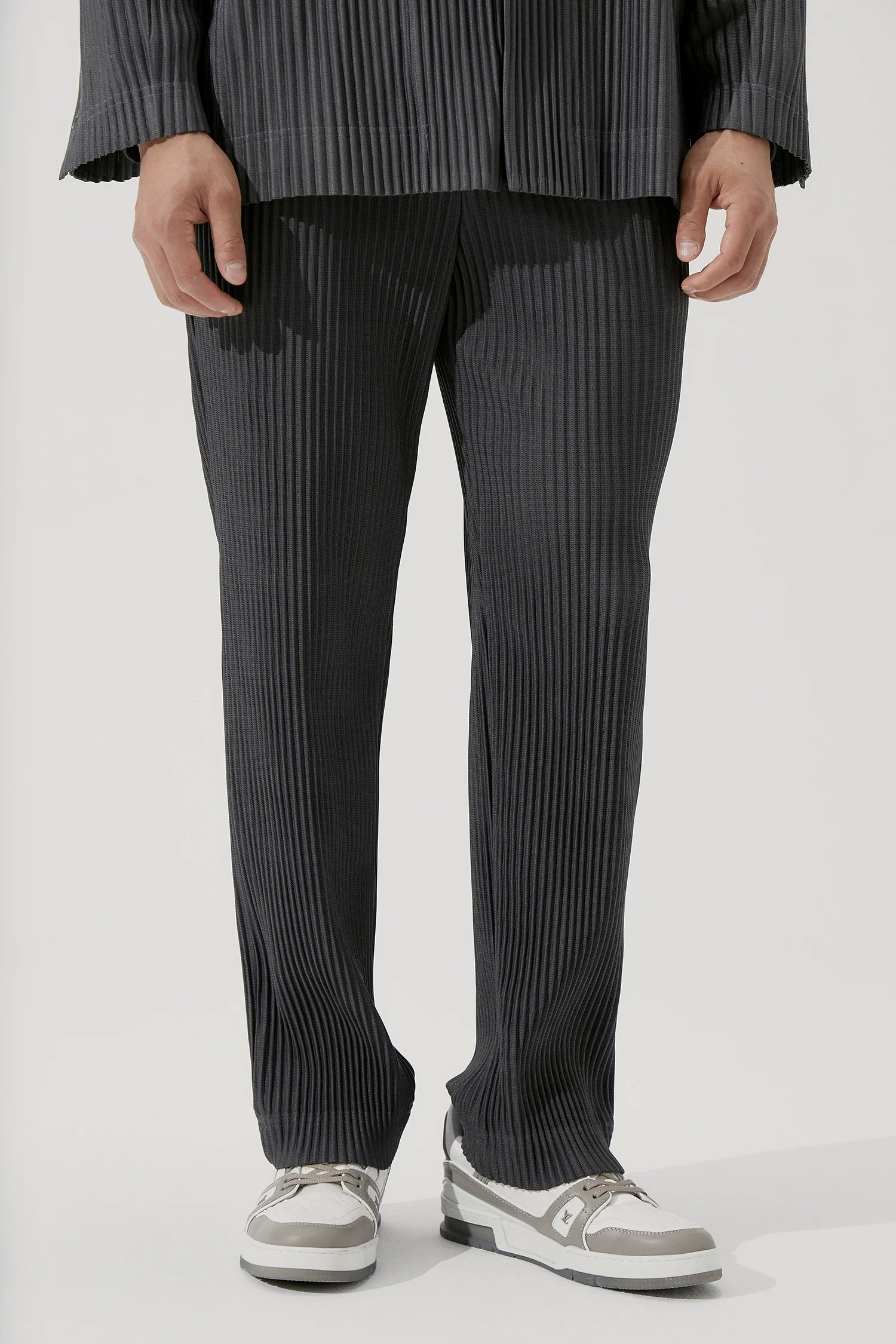 Exodus corduroy lounge pants in relaxed fit with subtle ribbed texture and elastic waist