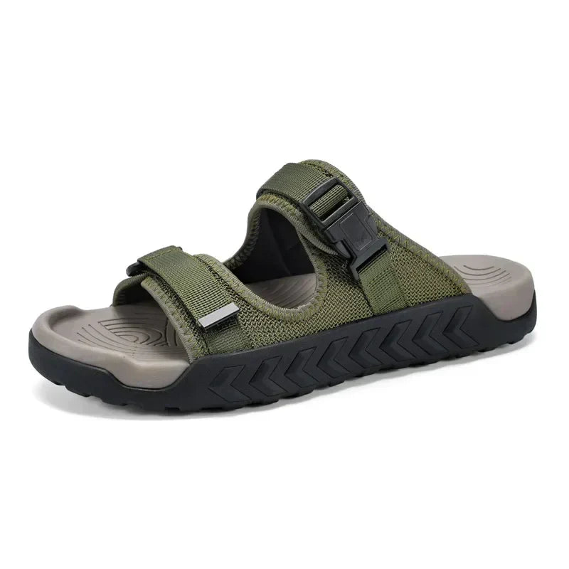 Women's sport slides in wisteria purple, sleek low-profile design with breathable construction for all-day comfort
