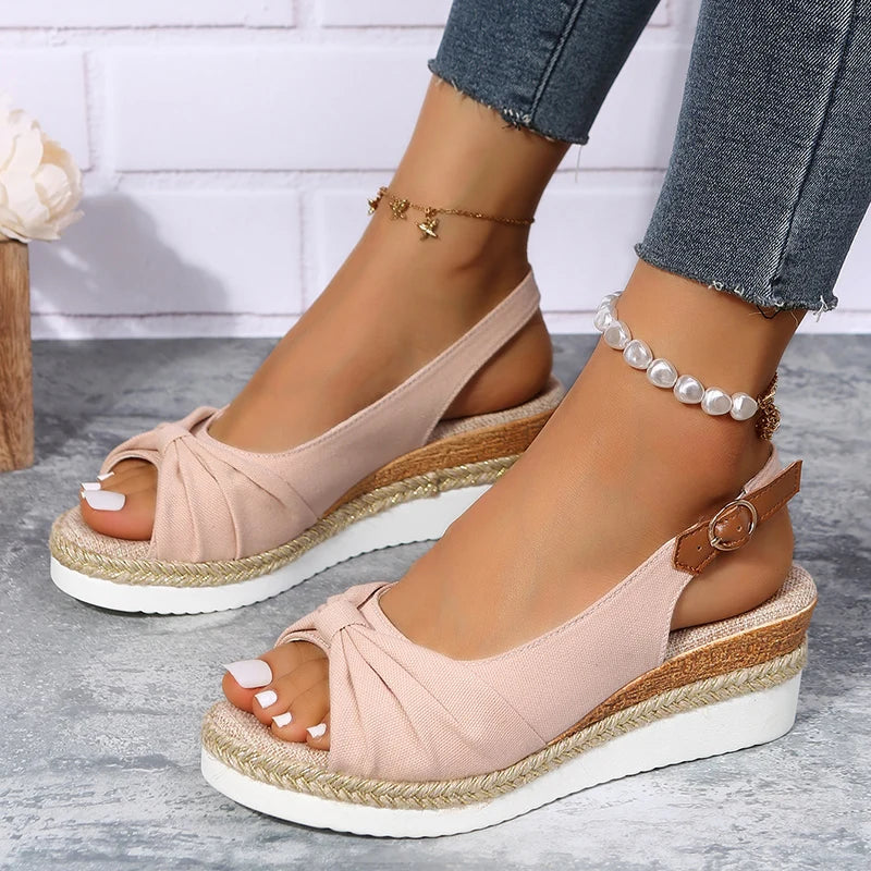 Women's adjustable sandals with cushioned sole, flexible straps, and sleek silhouette for effortless style