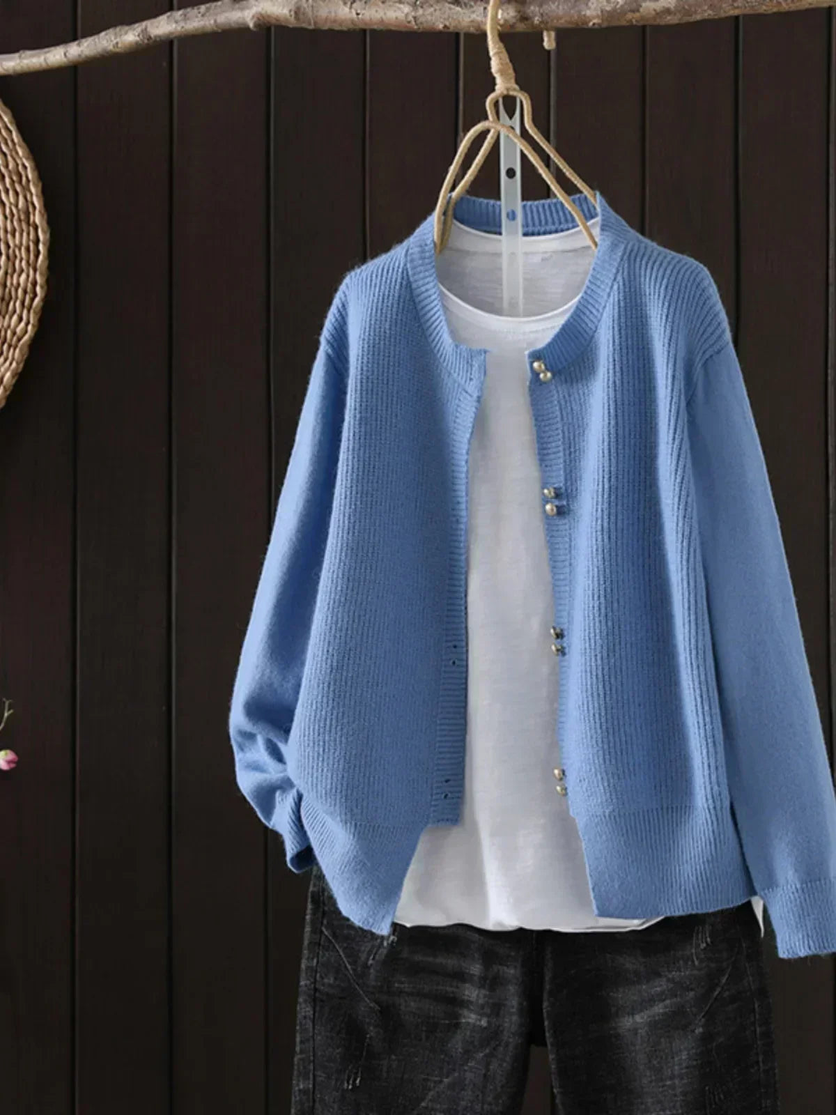 Josephine soft cozy cardigan in classic style with flattering silhouette for effortless everyday layering