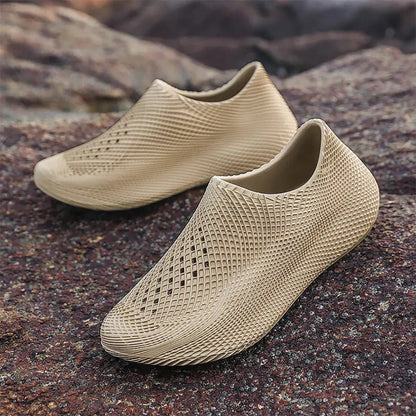 Wavlynn Orbit Shell Runner slip-on shoe futuristic sculptural silhouette lightweight EVA cushioned sole