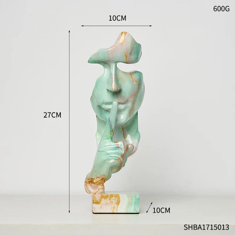 Orlyn Silencer Ornament elegant sculptural art decor piece unique gift for art lovers and enthusiasts