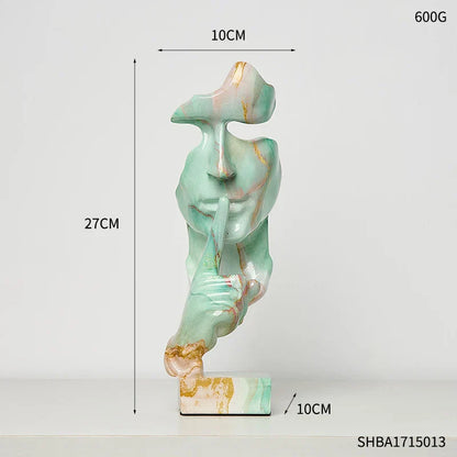 Orlyn Silencer Ornament elegant sculptural art decor piece unique gift for art lovers and enthusiasts