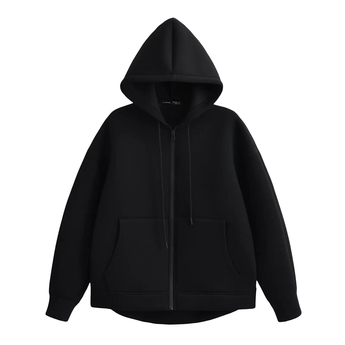 Women's winter zip-up hoodie cozy warm sporty modern fit cold weather layering essential