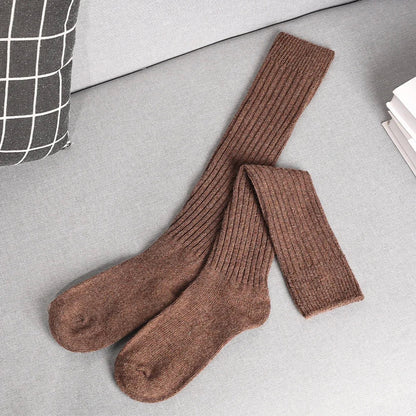 Cashmere cotton blend socks 8-pack autumn bundle with reinforced heel, breathable anti-odor stretch fit
