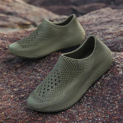 Wavlynn Orbit Shell Runner slip-on shoe sculptural EVA design lightweight all-season futuristic silhouette