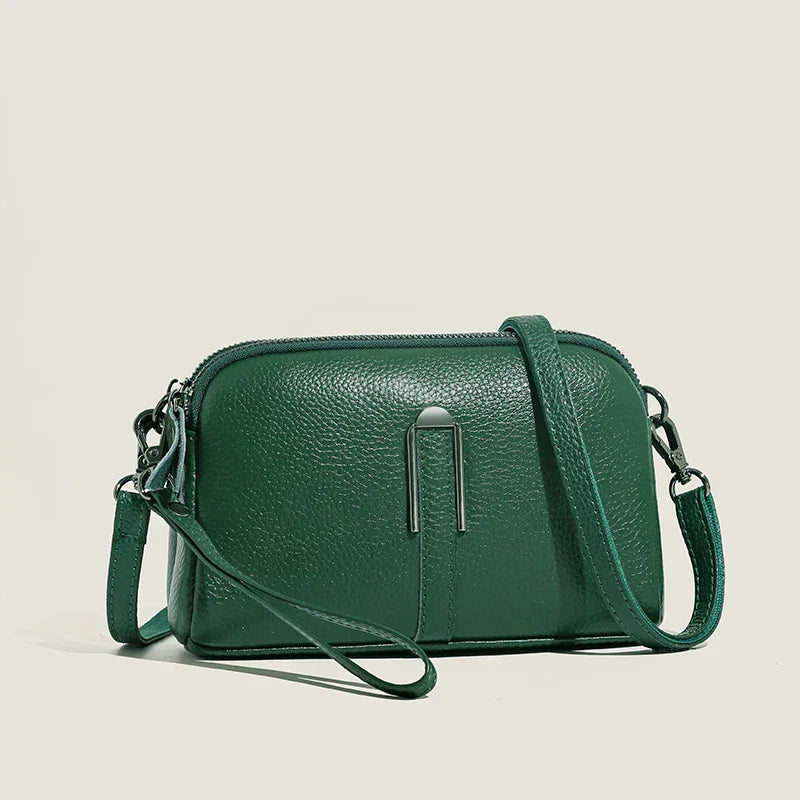 Elegant minimalist shoulder bag for women, compact size, versatile style for everyday and special occasions
