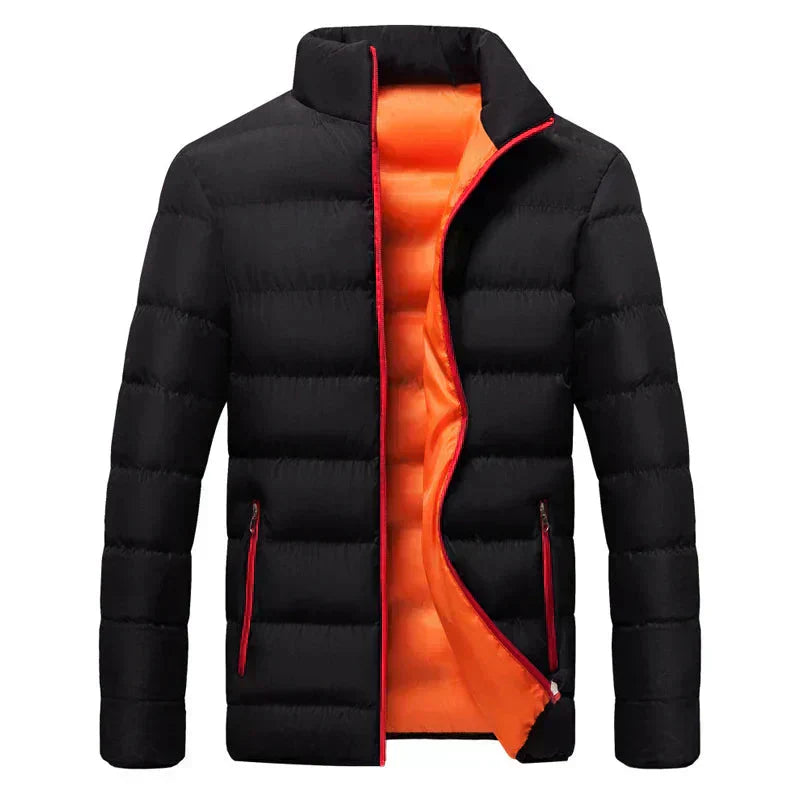 Hendrix™ elegant thermal jacket in sleek silhouette with clean modern lines for refined warmth