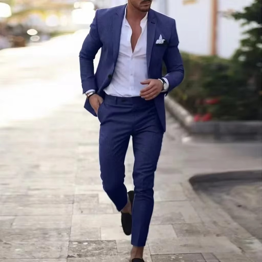 TrendAura Men Streetwear Set Relaxed Fit Textured Shirt And Shorts With Button Closure And Drawstring main image 1
